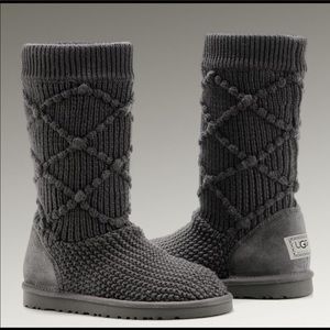 SOLD—-Womens arygle Uggs boots